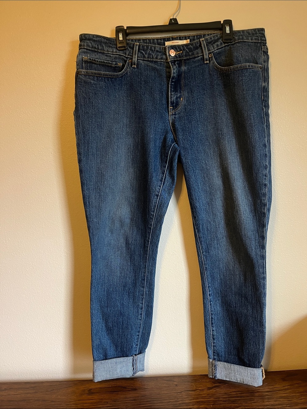 Levi's 711 Skinny Rolled Cuff Jeans